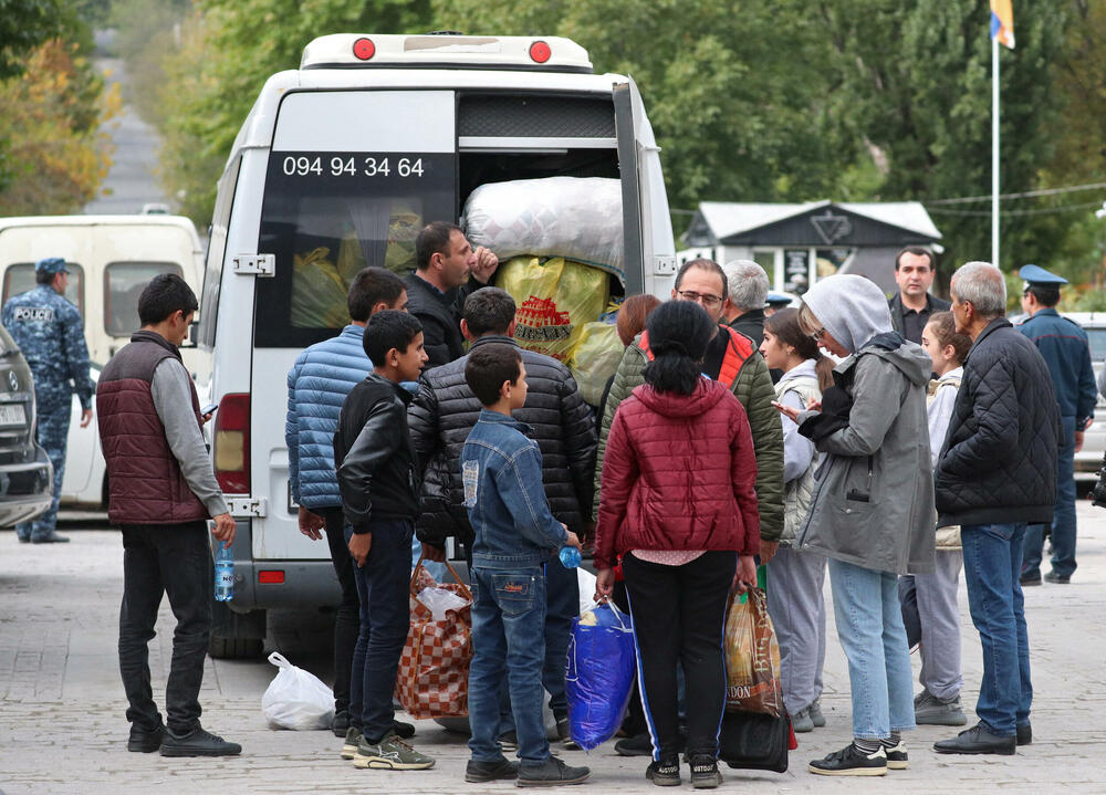 <p>Rukovodstvo Nagorno-Karabaha saopštilo je da 120 hiljada Jermena u tom regionu ne želi da živi u Azerbejdžanu iz straha od progona i etničkog čišćenja</p>