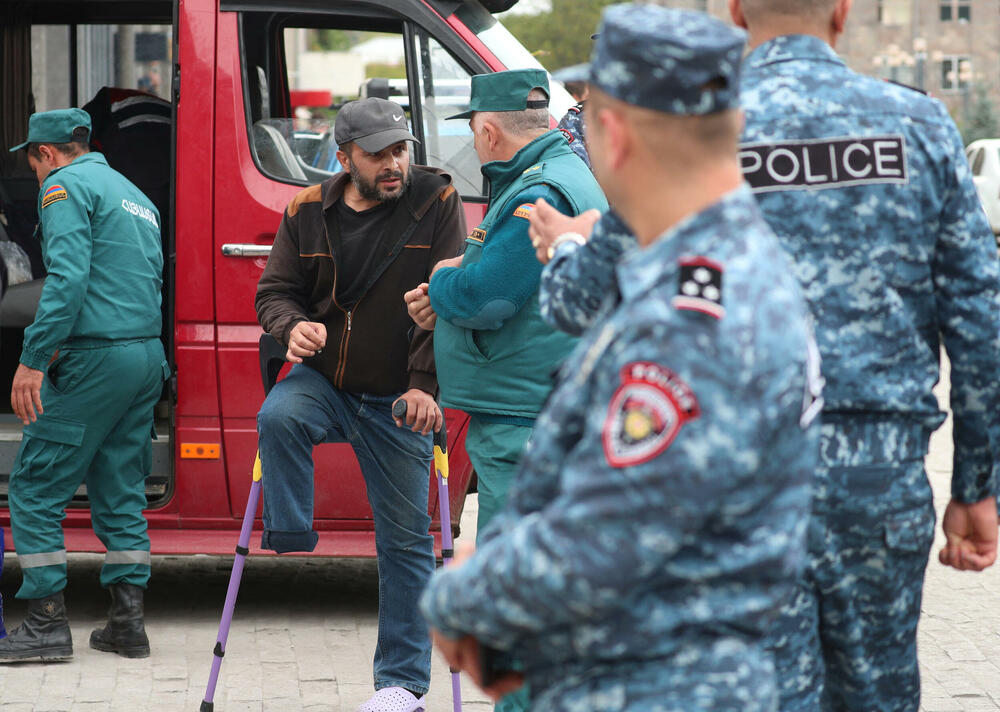 <p>Rukovodstvo Nagorno-Karabaha saopštilo je da 120 hiljada Jermena u tom regionu ne želi da živi u Azerbejdžanu iz straha od progona i etničkog čišćenja</p>