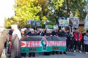 Protest "Podrška Palestini" u Bijelom Polju, Burdžović: Biti...
