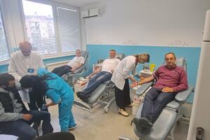 Dobrovoljni davaoci krvi nikšićke Pivare prikupili 37 jedinica krvi