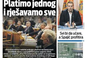 Naslovna strana "Vijesti" za 1. decembar 2023.