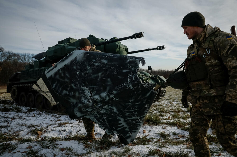 Ukrajinski vojnici iz jedinice protivvazdušne odbrane na svom položaju u blizini Kijeva, Foto: Reuters