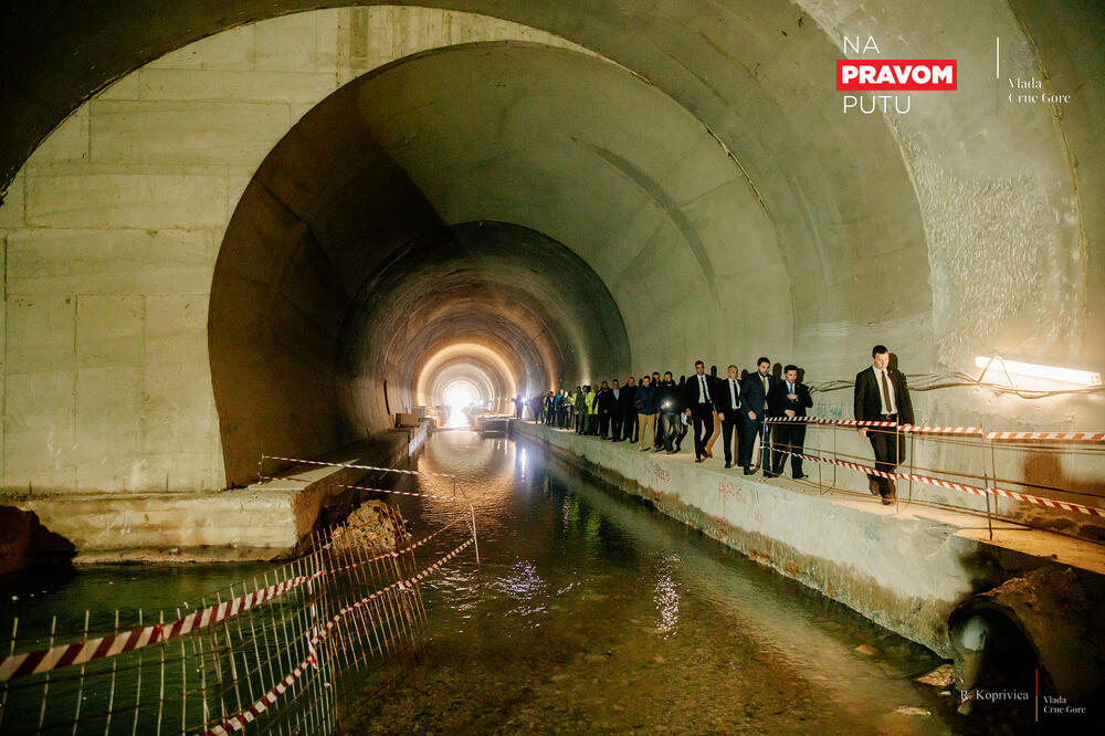 Podzemne vode odnijele milione: Tunel Jezerine, Foto: gov.me