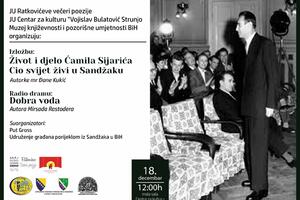 Obilježavanje 110 godina od rođenja Ćamila Sijarića u Bijelom Polju