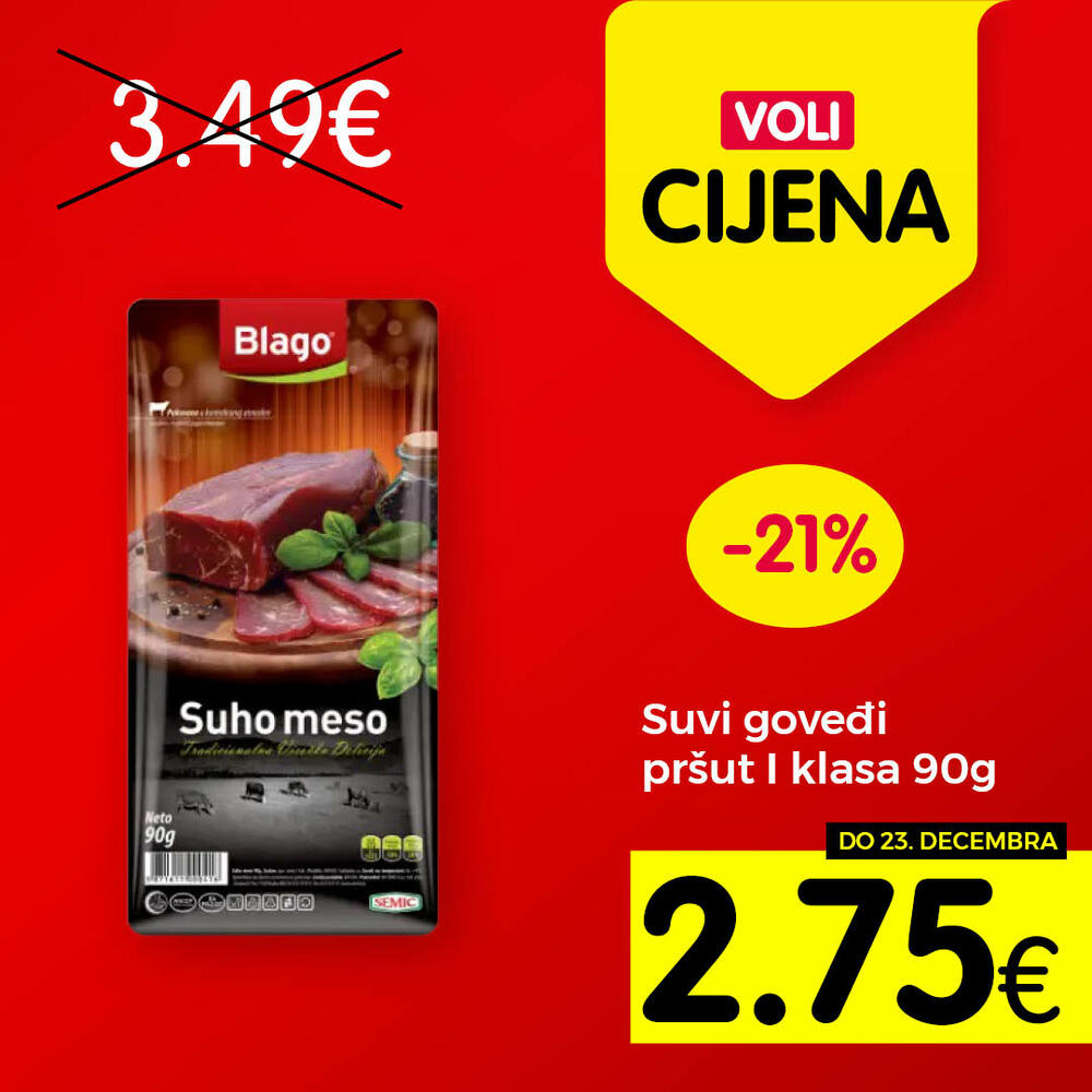 <p>Širok izbor proizvoda po najpovoljnijim cijenama na tržištu u svim Voli i Naš diskont marketima.</p>