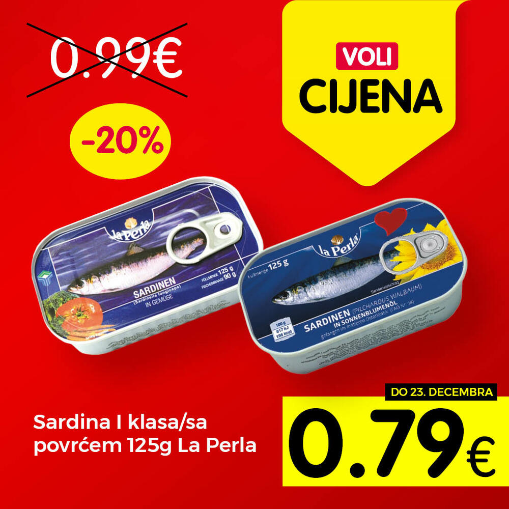 <p>Širok izbor proizvoda po najpovoljnijim cijenama na tržištu u svim Voli i Naš diskont marketima.</p>