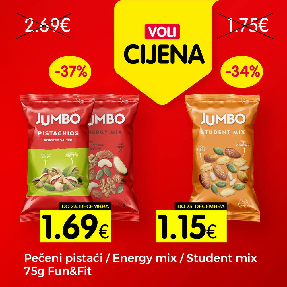 <p>Širok izbor proizvoda po najpovoljnijim cijenama na tržištu u svim Voli i Naš diskont marketima.</p>