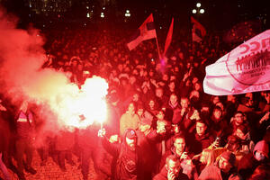 Protest studenata u Beogradu, blokirali ulaz u Ministarstvo