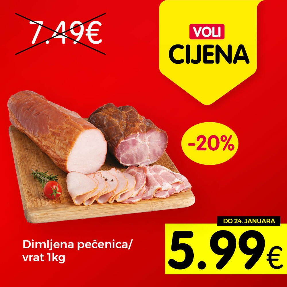 <p>Širok izbor proizvoda po najpovoljnijim cijenama na tržištu u svim Voli i Naš diskont marketima.</p>