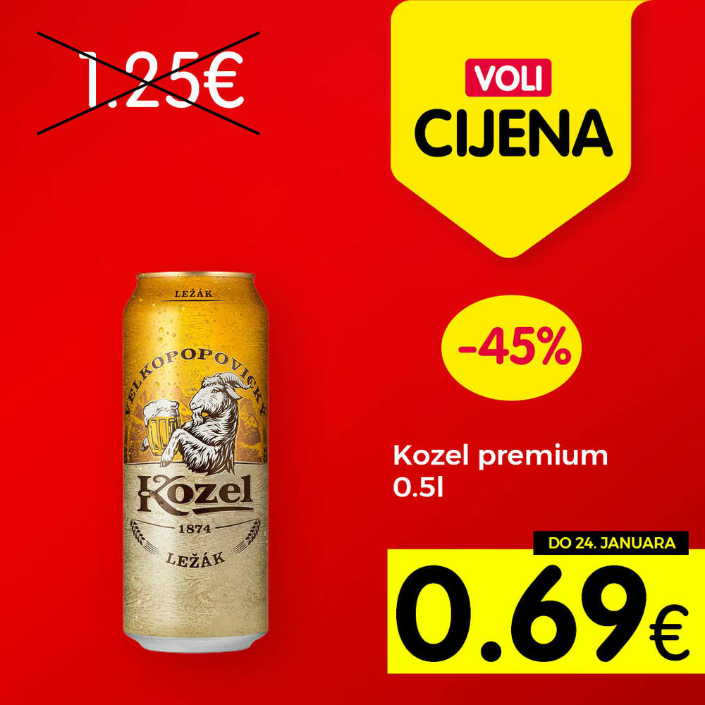 <p>Širok izbor proizvoda po najpovoljnijim cijenama na tržištu u svim Voli i Naš diskont marketima.</p>