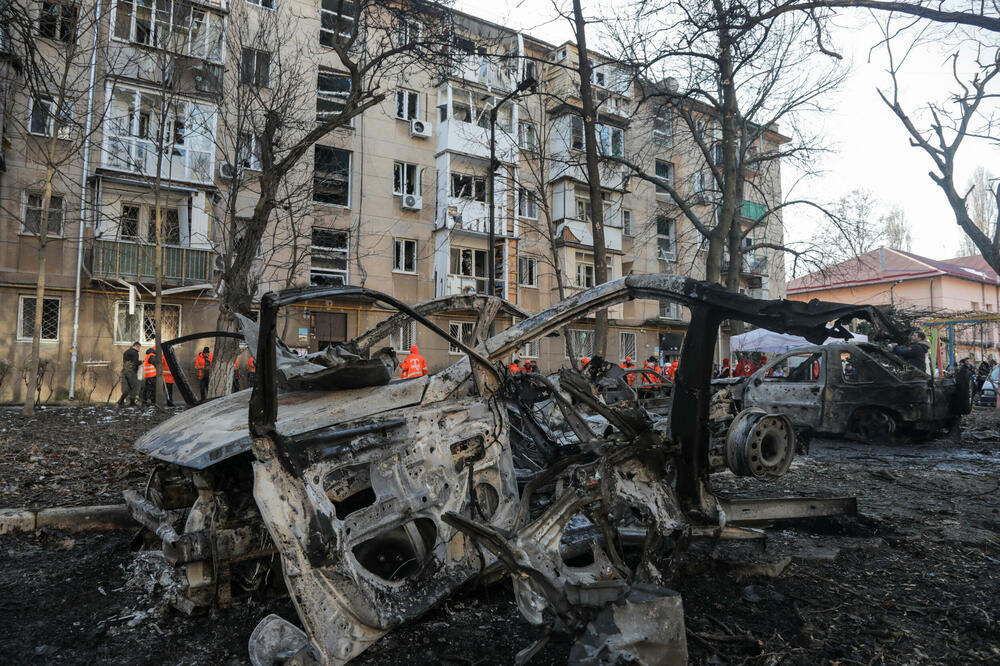 Šteta nakon jednog od prethodnih napada ruskih dronova, Foto: REUTERS