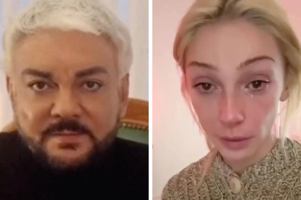 TV voditeljka Nastja Ivleeva (desno) i pjevač Filip Kirkorov bili su među slavnim ličnostima koje su se izvinile zato što su učestvovale na „skoro nagoj žurki", Foto: Reuters