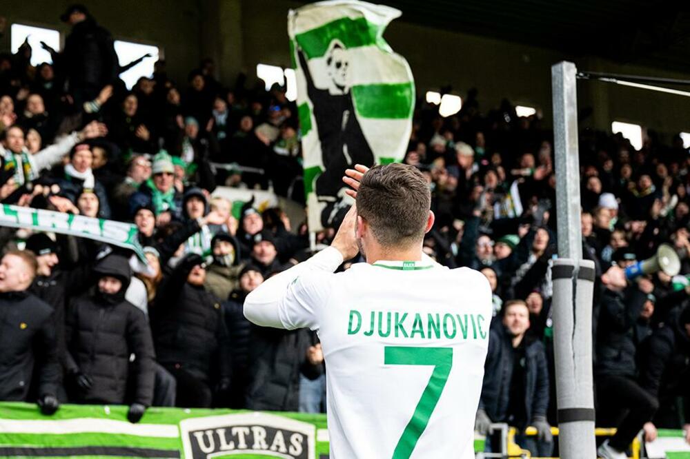 Đukanović, Foto: Hammarby Fotboll (X)