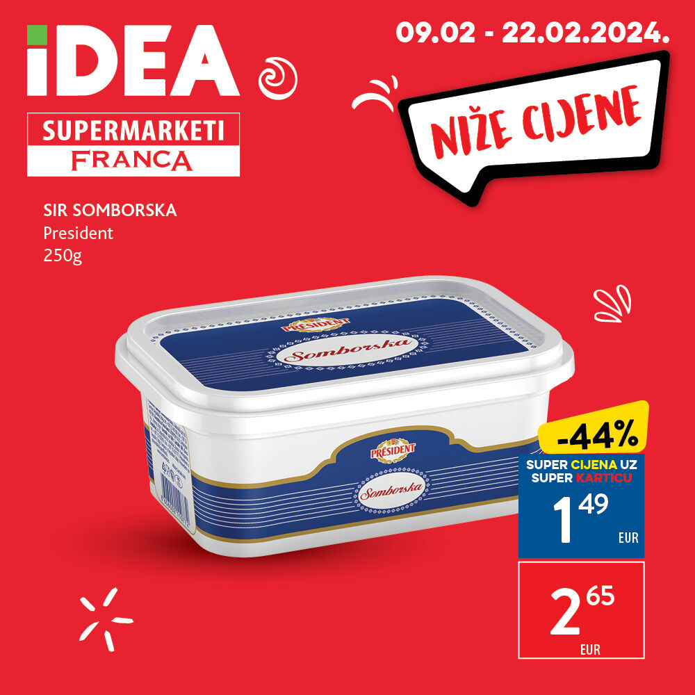 <p>Niže cijene u IDEA i Franca prodavnicama</p>