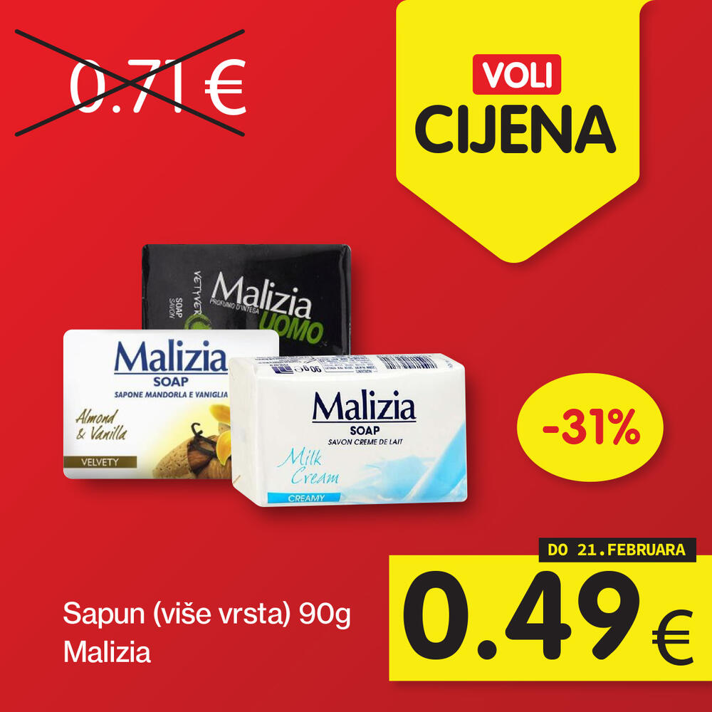 <p>Zanimljivi proizvodi uz najpovoljnije cijene na tržištu, u svim Voli i Naš diskont marketima.</p>