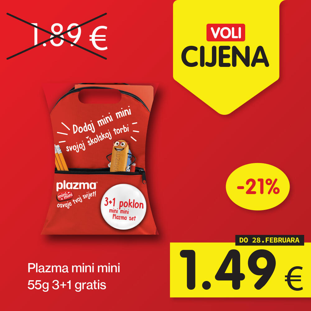 <p>Širok izbor proizvoda po najpovoljnijim cijenama na tržištu u svim Voli i Naš diskont marketima.</p>