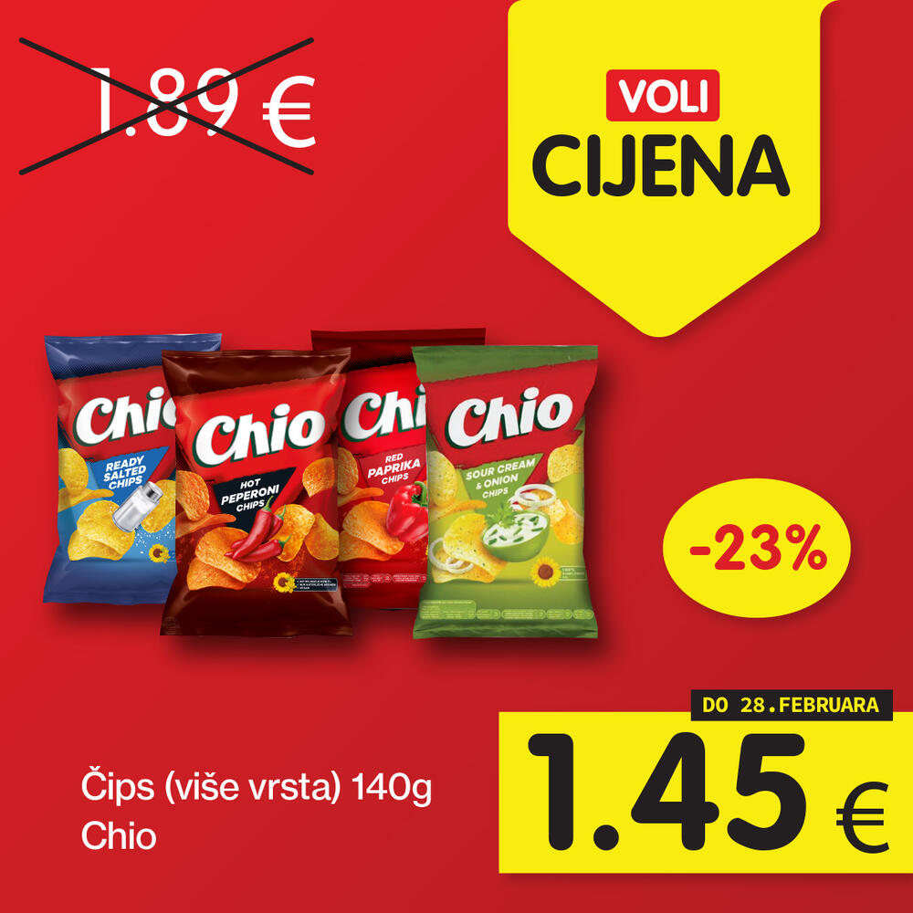 <p>Širok izbor proizvoda po najpovoljnijim cijenama na tržištu u svim Voli i Naš diskont marketima.</p>