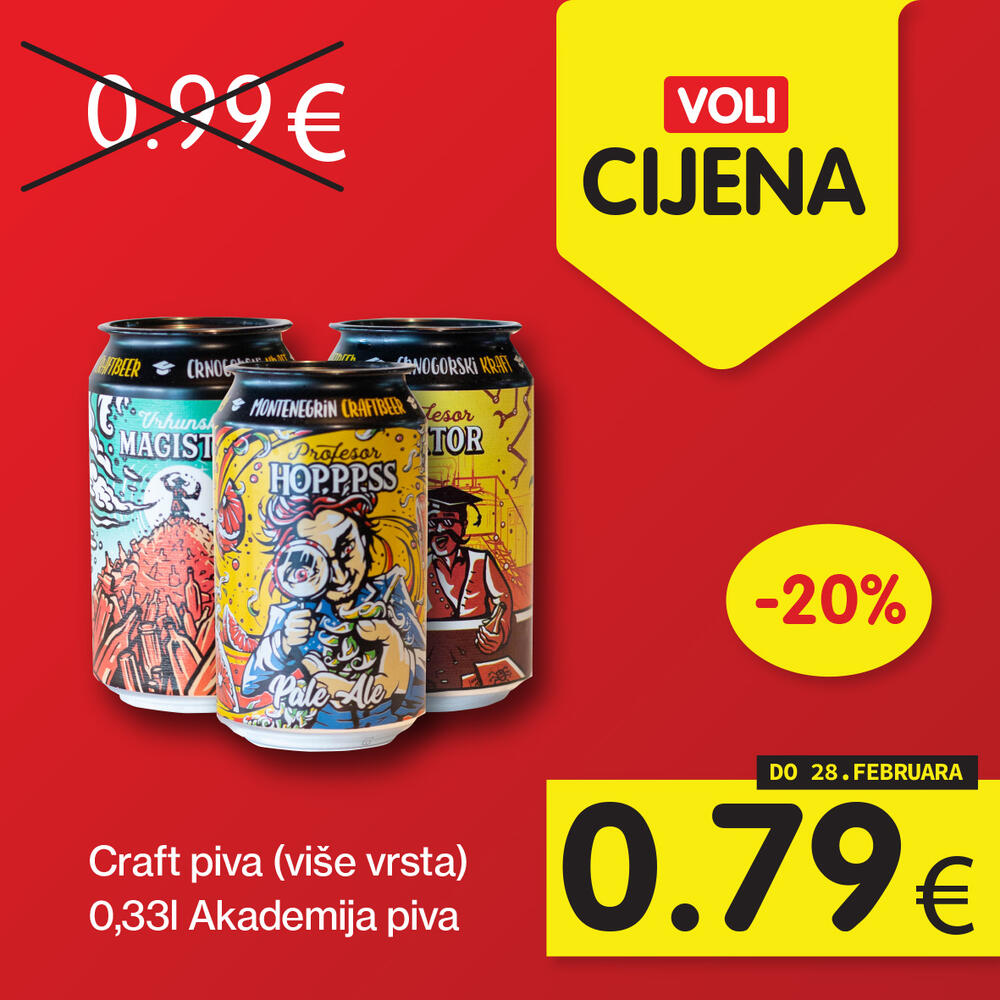 <p>Širok izbor proizvoda po najpovoljnijim cijenama na tržištu u svim Voli i Naš diskont marketima.</p>