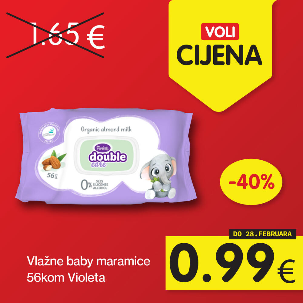 <p>Širok izbor proizvoda po najpovoljnijim cijenama na tržištu u svim Voli i Naš diskont marketima.</p>