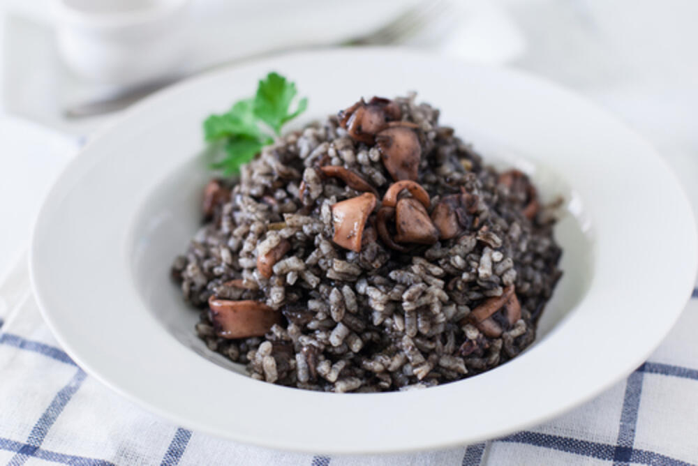 black risotto is specialty
