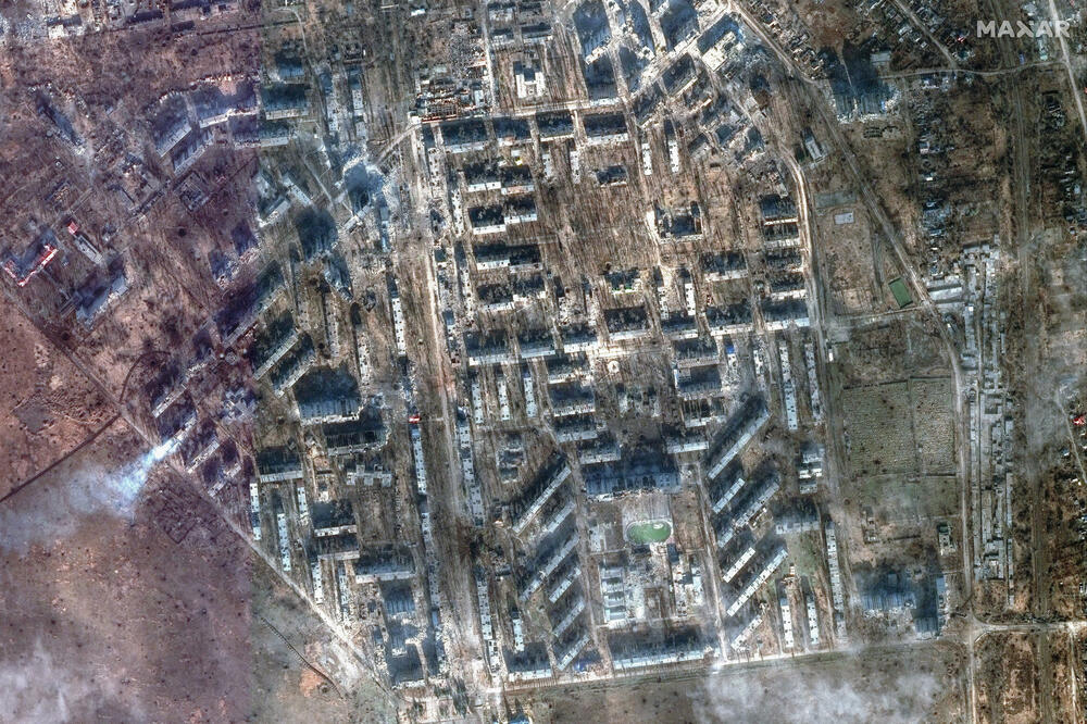 Satelitski snimak prikazuje pregled grada Avdijivke, Foto: Reuters
