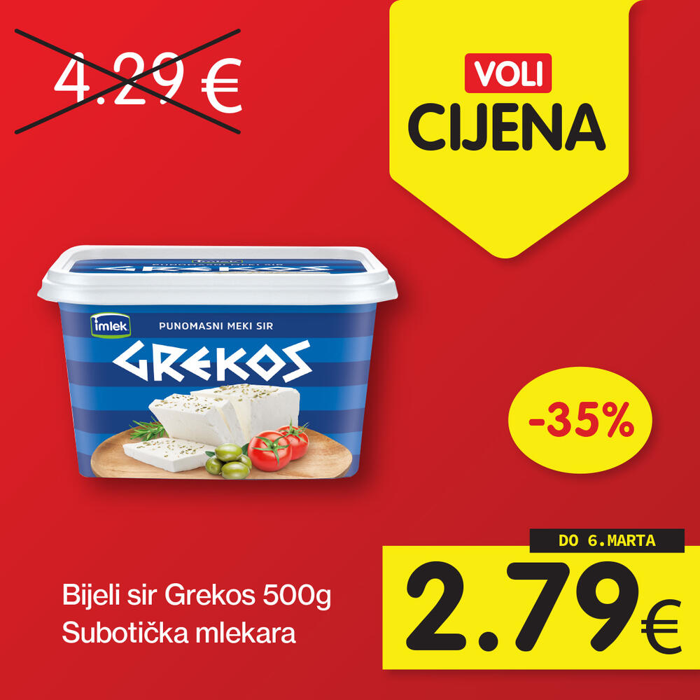 <p>Širok izbor proizvoda po najpovoljnijim cijenama na tržištu u svim Voli i Naš diskont marketima.</p>