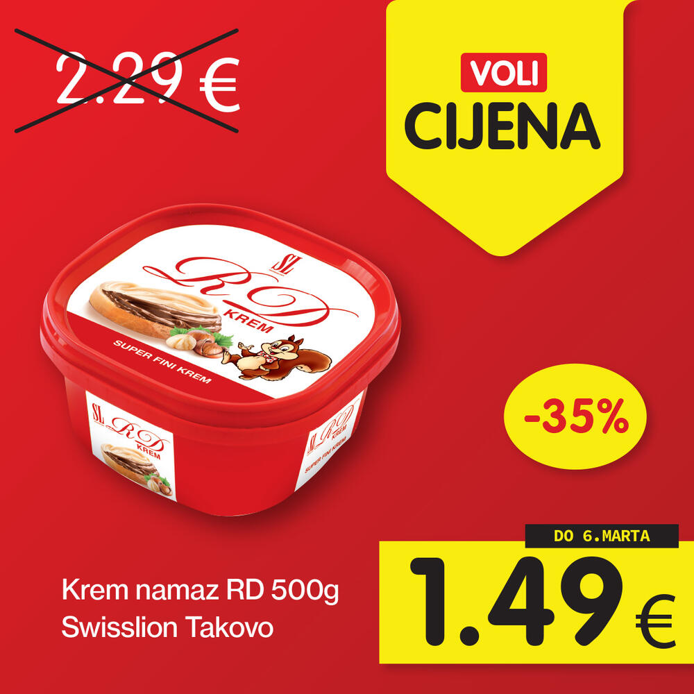 <p>Širok izbor proizvoda po najpovoljnijim cijenama na tržištu u svim Voli i Naš diskont marketima.</p>