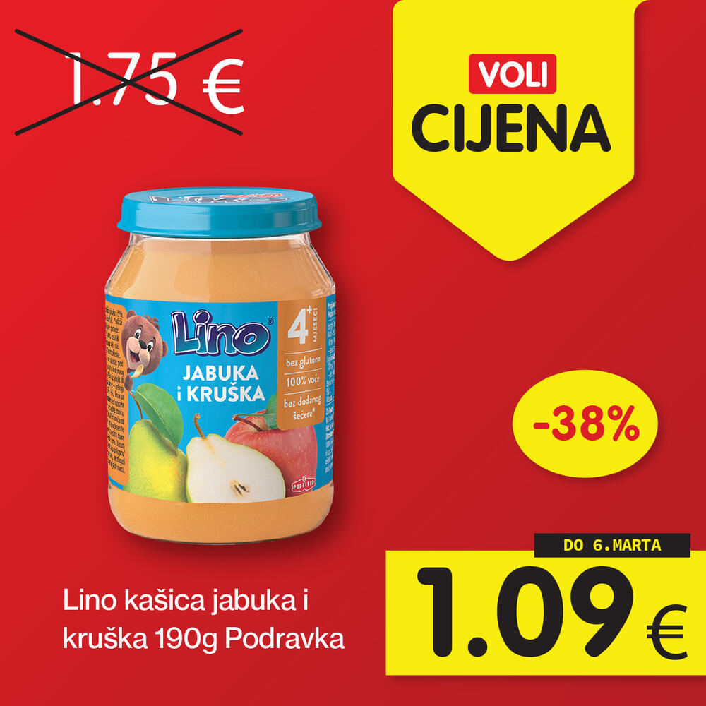 <p>Širok izbor proizvoda po najpovoljnijim cijenama na tržištu u svim Voli i Naš diskont marketima.</p>