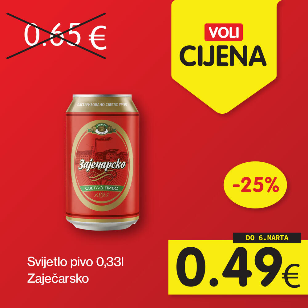 <p>Širok izbor proizvoda po najpovoljnijim cijenama na tržištu u svim Voli i Naš diskont marketima.</p>