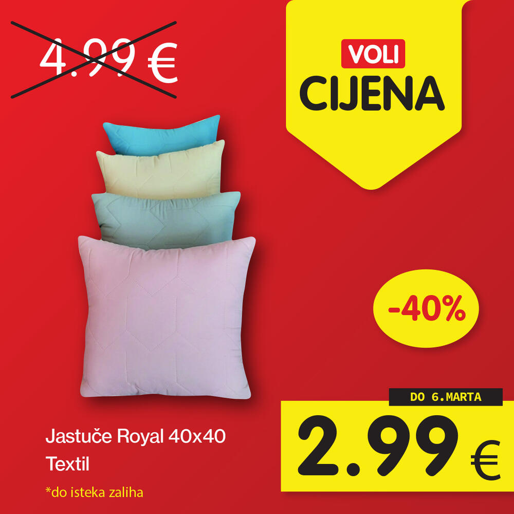 <p>Širok izbor proizvoda po najpovoljnijim cijenama na tržištu u svim Voli i Naš diskont marketima.</p>