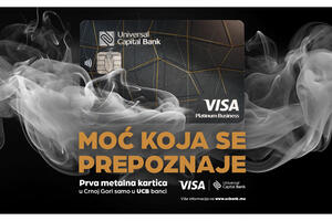 Universal Capital Banka lansirala prvu metalnu karticu u Crnoj...