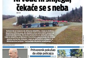 Naslovna strana "Vijesti" za 3. mart 2024.