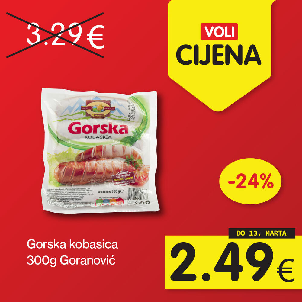 <p>Kada je riječ o najpovoljnijoj kupovini, izbor je lak- svratite do obližnjeg Voli ili Naš diskont marketa i odaberite proizvode po Voli cijenama.</p>