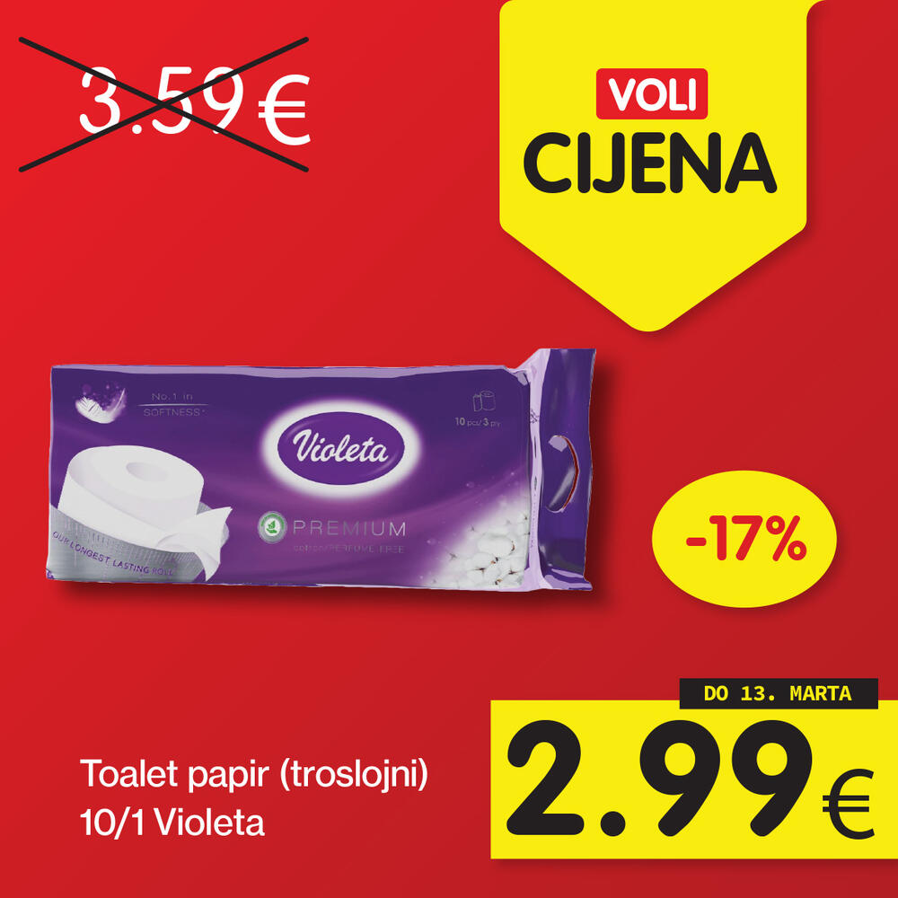 <p>Kada je riječ o najpovoljnijoj kupovini, izbor je lak- svratite do obližnjeg Voli ili Naš diskont marketa i odaberite proizvode po Voli cijenama.</p>