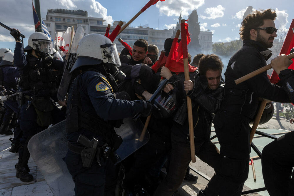 <p>Policija je saopštila da je na skupu bilo 17.000 ljudi, dok organizatori pominju broj od 30.000 okupljenih</p>