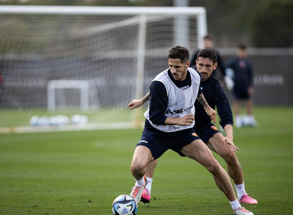 Jovetić i Stefan Savić na treningu Crne Gore