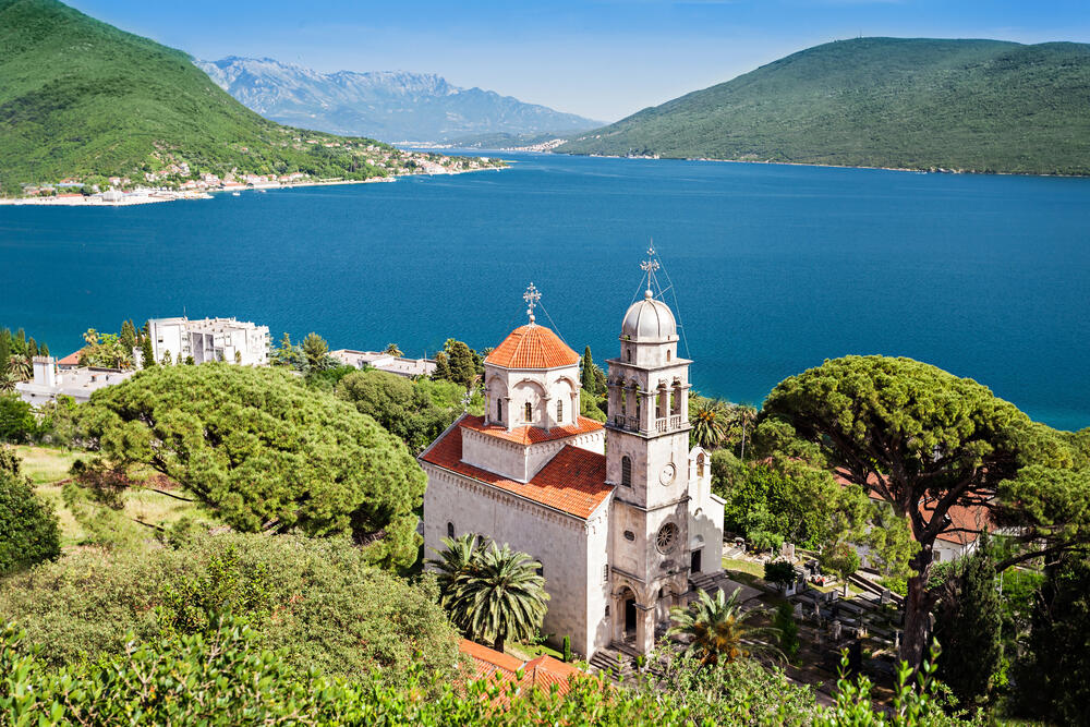 savina monastery with breathtaking view