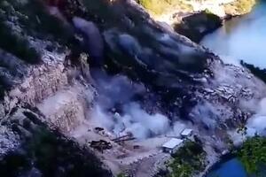 VIDEO Istražuje se kako je došlo do odrona u kamenolomu kod Mostara