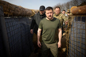 Zelenski na liniji odbrane sjeveroistoka Ukrajine