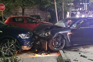 Podgorica: U saobraćajnoj nezgodi u blizini Osnovnog suda...