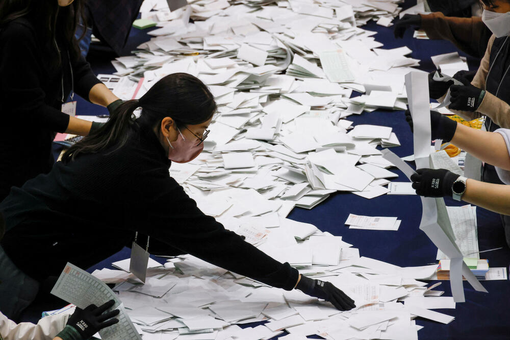 Detalj sa izbora u Seulu, Foto: REUTERS