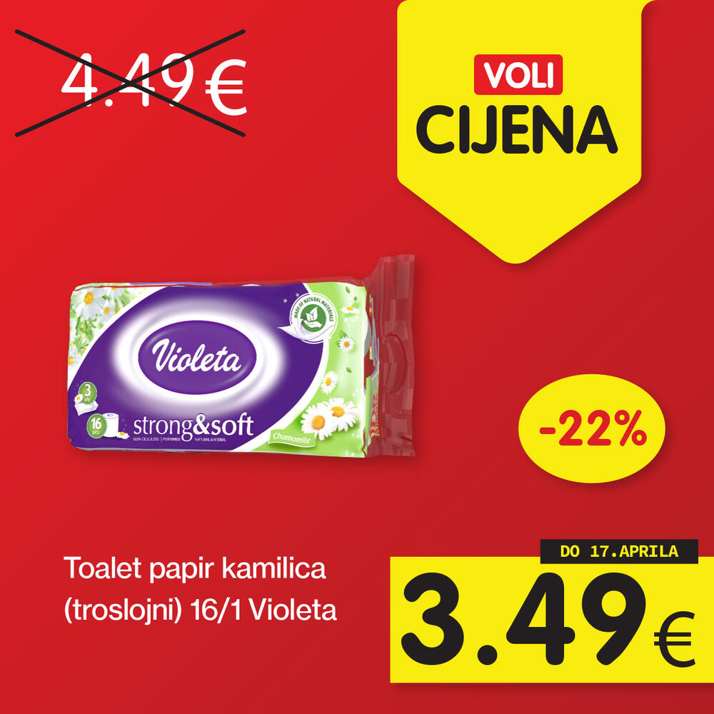 <p>Širok izbor proizvoda po najpovoljnijim cijenama na tržištu u svim Voli i Naš diskont marketima.</p>