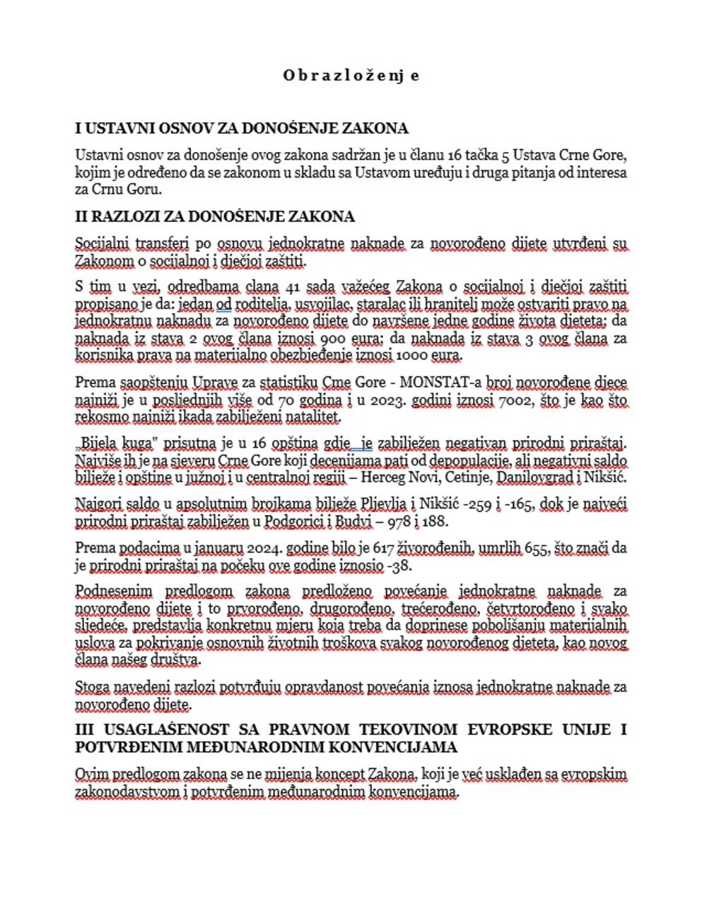 <p>Bogdanović je rekao da to predstavlja konkretnu mjeru koja treba da doprinese poboljšanju materijalnih uslova za "pokrivanje osnovnih životnih troškova svakog novorođenog djeteta, kao novog člana našeg društva"<br /> </p>