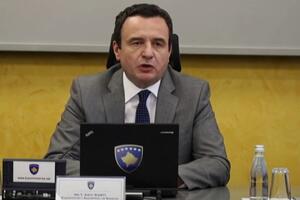 Kurti: Kosovo ne prihvata Zajednicu opština kao uslov za članstvo...