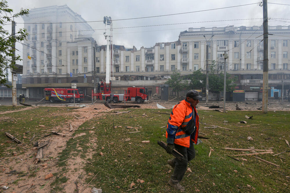 Posljedice ruskog napada na u Dnjepru, Foto: REUTERS