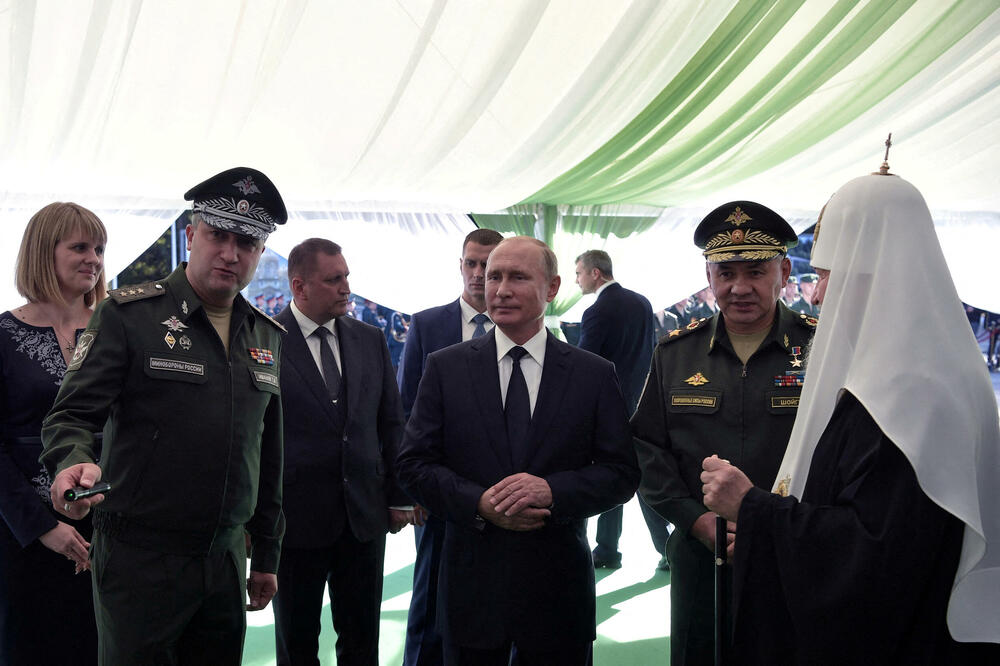 Timur Ivanov sa Putinom, Šojguom i patrijarhom Kirilom, Foto: Rojters