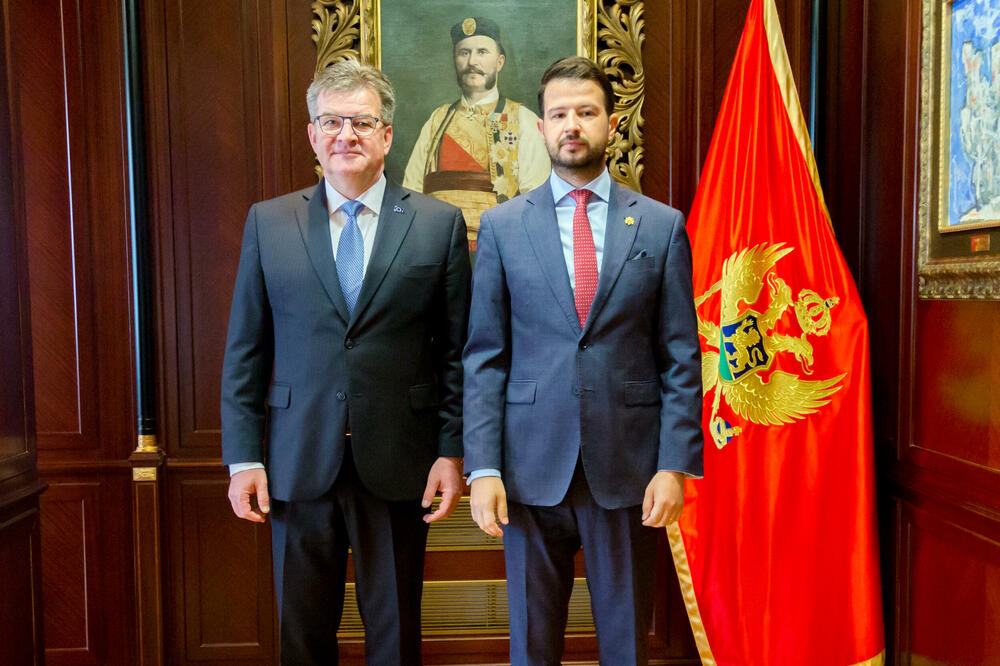 Milatović i Lajčak, Foto: Kancelarija za odnose s javnošću Predsjednika Crne Gore