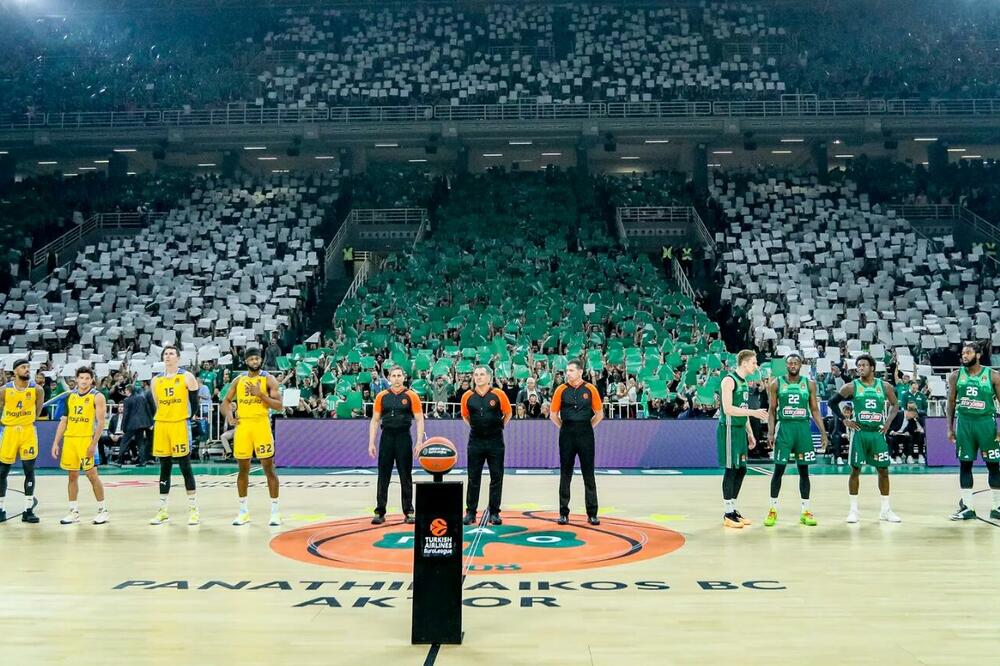 Sa ranije utakmice Panatinaikosa i Makabija, Foto: Euroleague.net