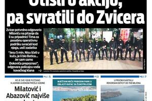 Naslovna strana "Vijesti" za 9. maj 2024.