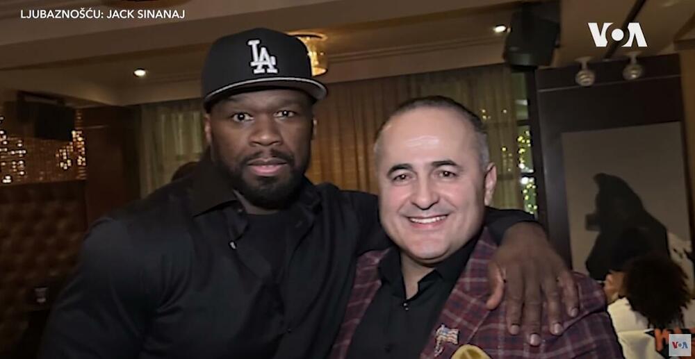 Džek Sinanaj i američki reper 50 Cent